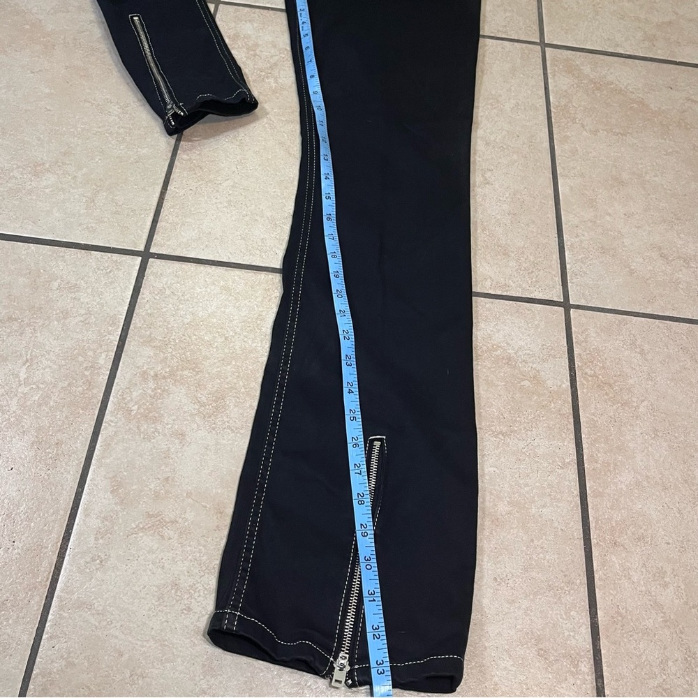 Reformation Toby Zip Front Ultra High Rise Bootcut Jean Black Size 26 *read - Picture 11 of 11